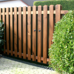 Portillon en Bois Rustique pour un Accueil Chaleureux Palaiseau